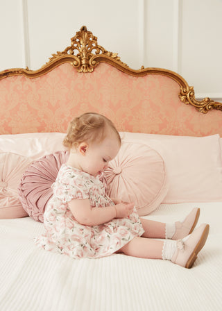 Peony Dress with Bloomers in Pink