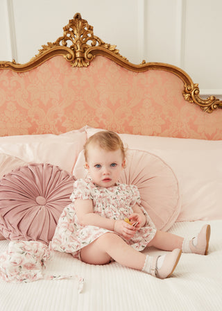 Peony Dress with Bloomers in Pink