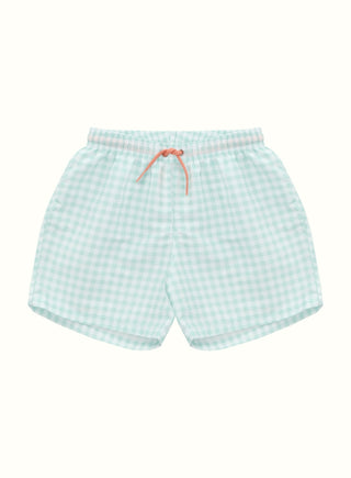 Cherry Swim Short in Green