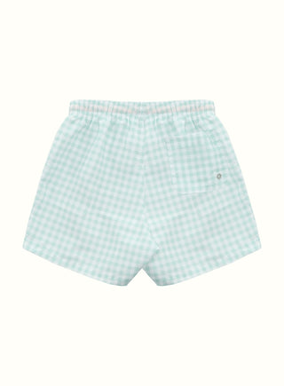 Cherry Swim Short in Green