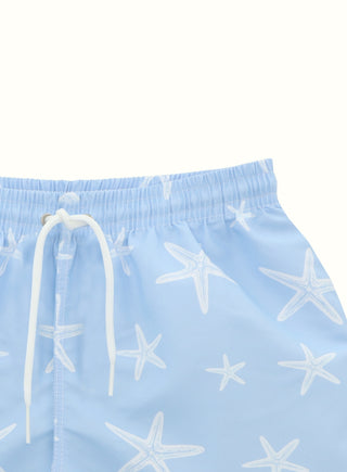Star Swim Short in Blue