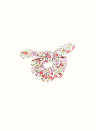 Mabel Bow Scrunchie in Red