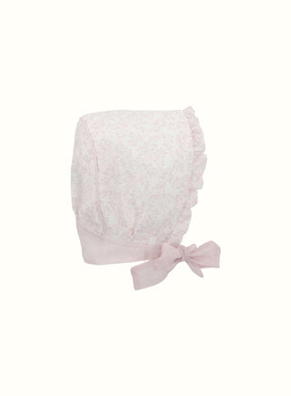 Floral Bonnet in Pink