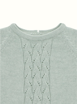 Classic Knitted Set in Sage Green