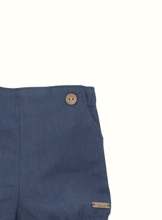 Linen Bloomers in Navy