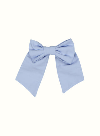 Classic Medium Hair Bow in Blue