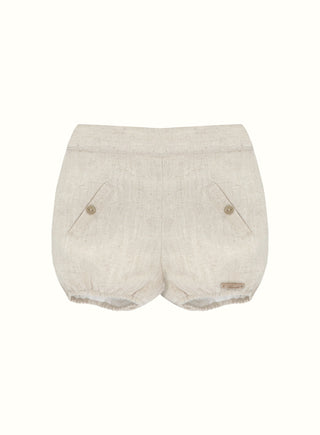 Linen Bloomers in Beige