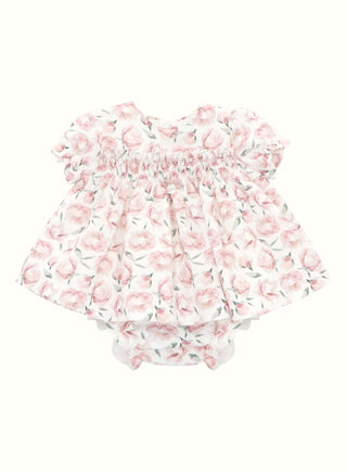 Peony Dress with Bloomers in Pink