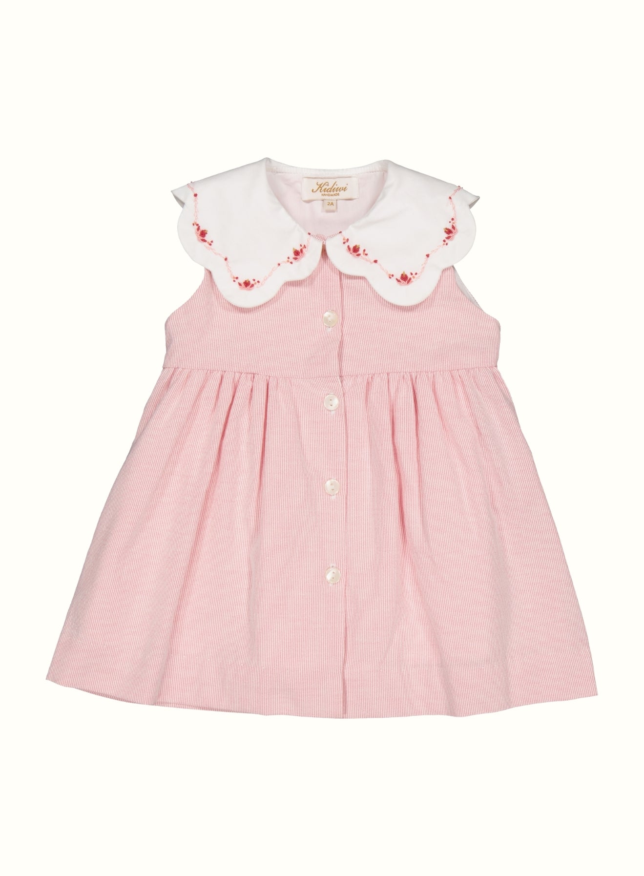 embroidered collar dress Embroidered Collar Dress – Pixie Label main image 1