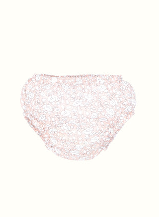 Lilly Floral Print Dress with Bloomers in Pink