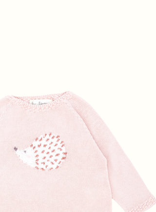 Hedgehog Jumper in Pink
