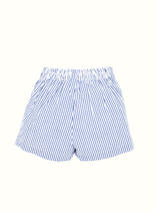 Striped Shorts in Blue