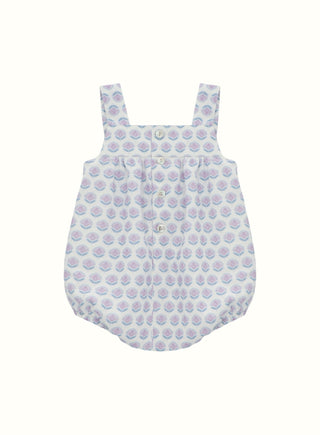 Lavender floral romper