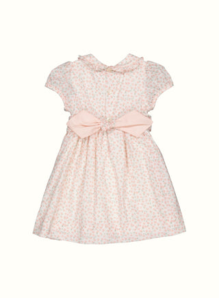 Daisy Hand Smocked Dress in Pink