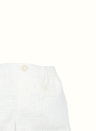 Linen Shorts in White