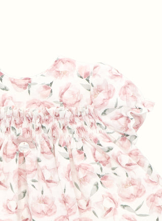 Peony Dress with Bloomers in Pink