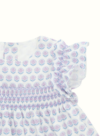 Lavender flower dress