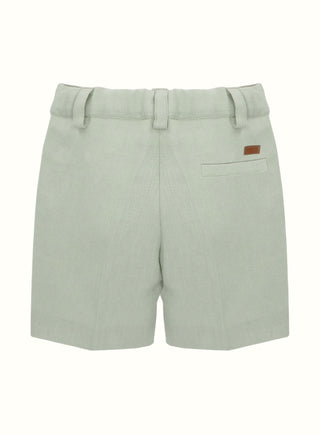 Linen Shorts in Sage Green