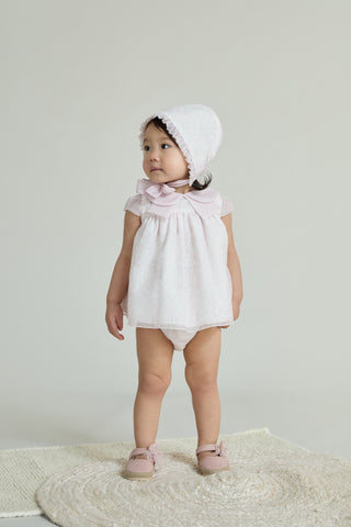 Floral Bonnet in Pink
