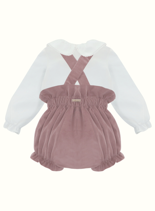 Rose Pink Short Set with Blouse
