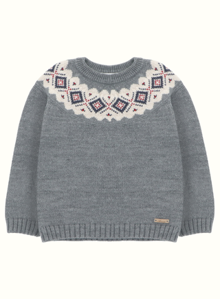 Fairisle Jumper in Grey
