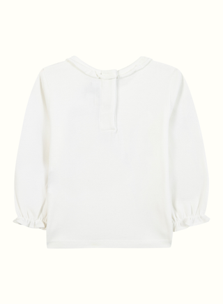 Girls Ivory Cotton House Graphic Top (3M 4Y)
