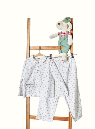 Boy Christmas Pyjamas in Green (12M 6Y)
