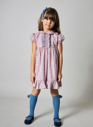 Ava Handsmocked Floral Dress (2Y 6Y)
