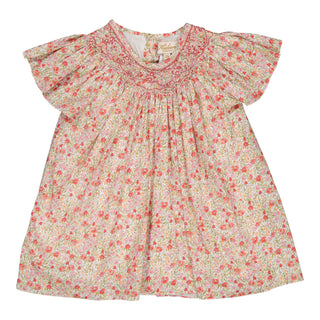 Girl Floral Blouse with Pink Shorts   Set (3M 5Y)
