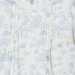 Blue Floral Printed Set
