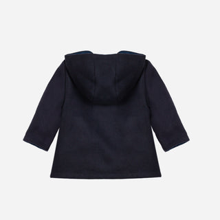 Boys Navy Blue Reversible Hooded Jacket
