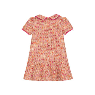 Fuchsia Tweed Dress
