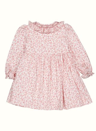 Adeline Girl Long Sleeve Dress in Pink
