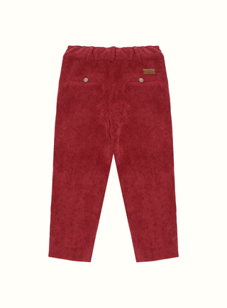 Boy Corduroy Trousers in Burgundy
