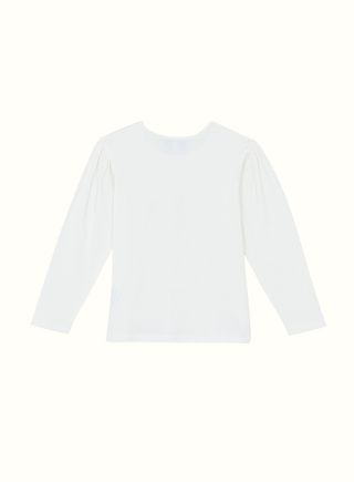 Girls Ivory Cotton Paris Graphic Top (2Y 6Y)
