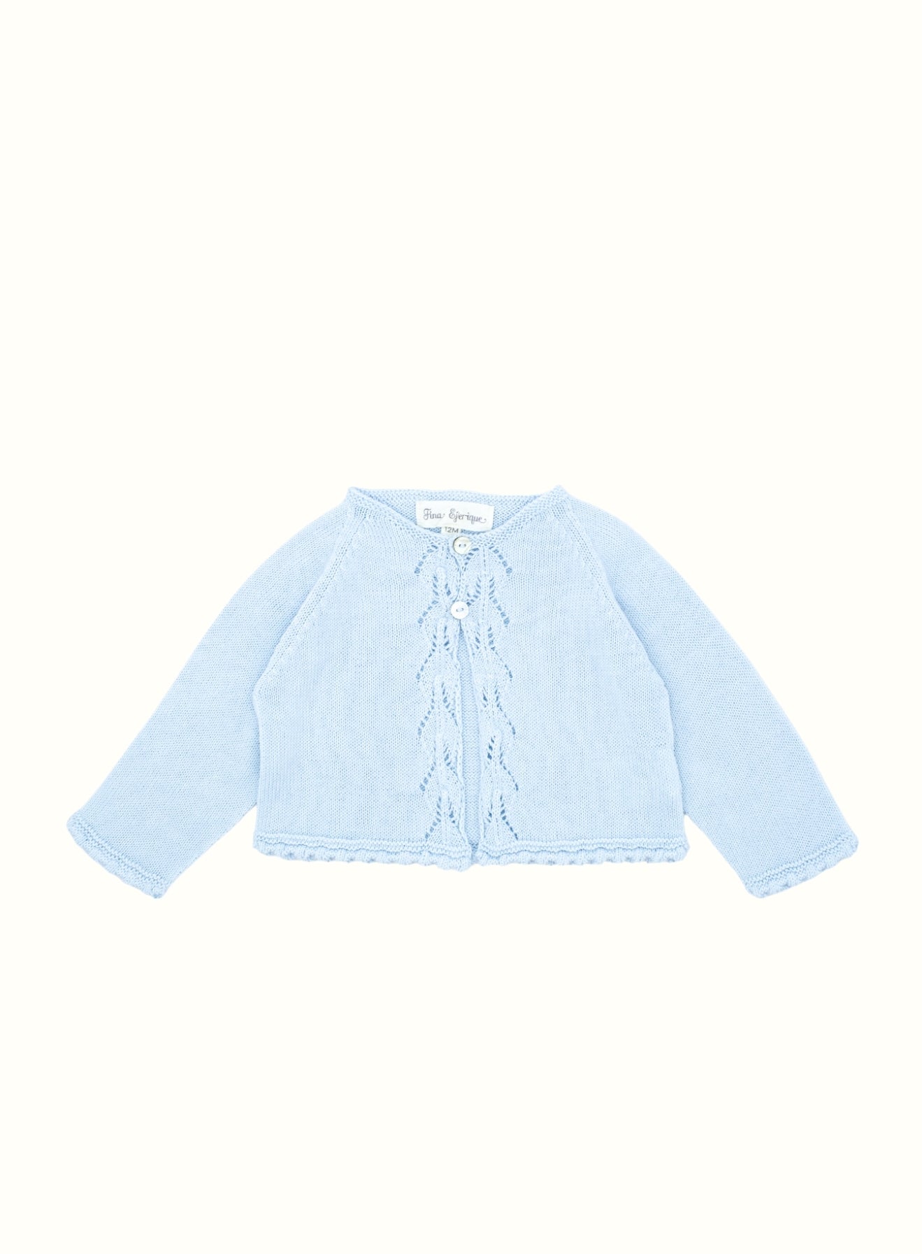 Lace Knit Cardigan in Blue – Mimi's London