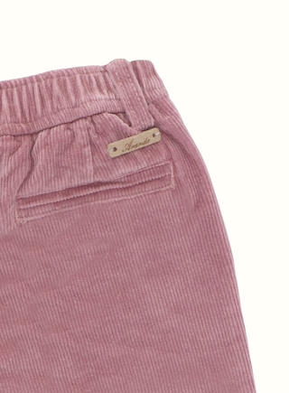 Girl Corduroy Trousers in Pink
