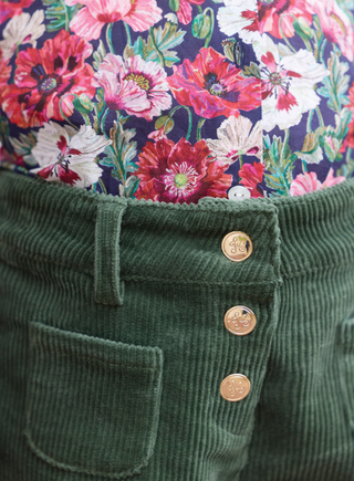 Girls Floral Liberty Fabric Cotton Blouse
