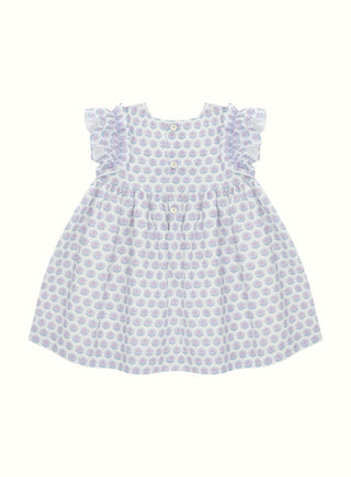 Lavender flower dress
