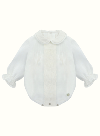 Ivory Long Sleeve Celebration Romper
