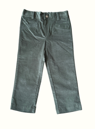 Boy Corduroy Trousers in Green
