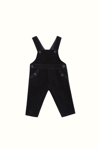 Navy Needlecord Dungarees for Baby Boys
