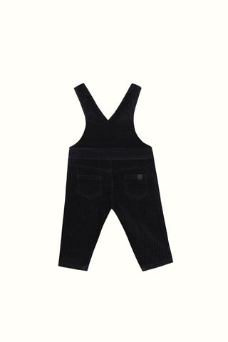 Navy Needlecord Dungarees for Baby Boys
