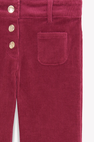 Pink Corduroy Trousers for Girls
