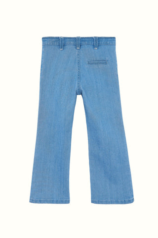 Light Blue Denim Jeans with Embroidered Pockets
