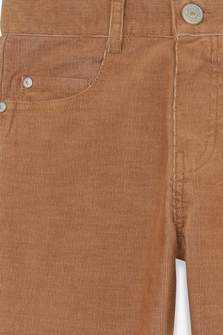 Boy Brown Needlecord Trousers
