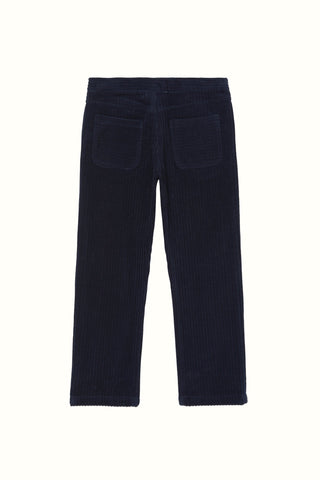 Boys Navy Needlecord Trousers
