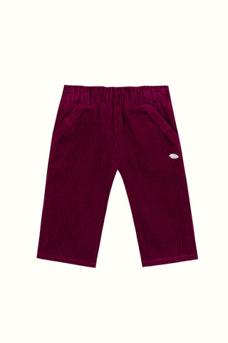 Girl Burgundy Corduroy Trousers
