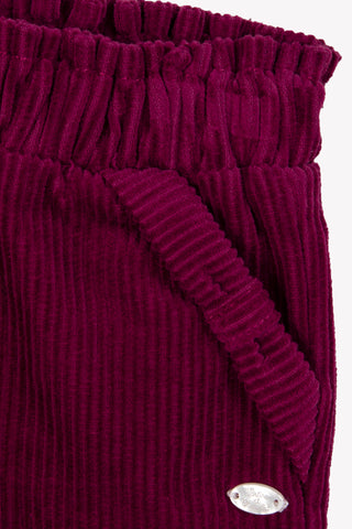 Girl Burgundy Corduroy Trousers
