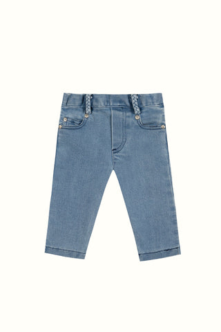 Baby Girl Light Blue Denim Jeans
